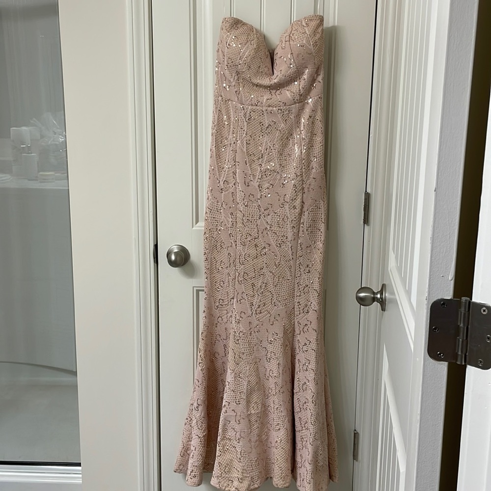 Strapless Formal gown